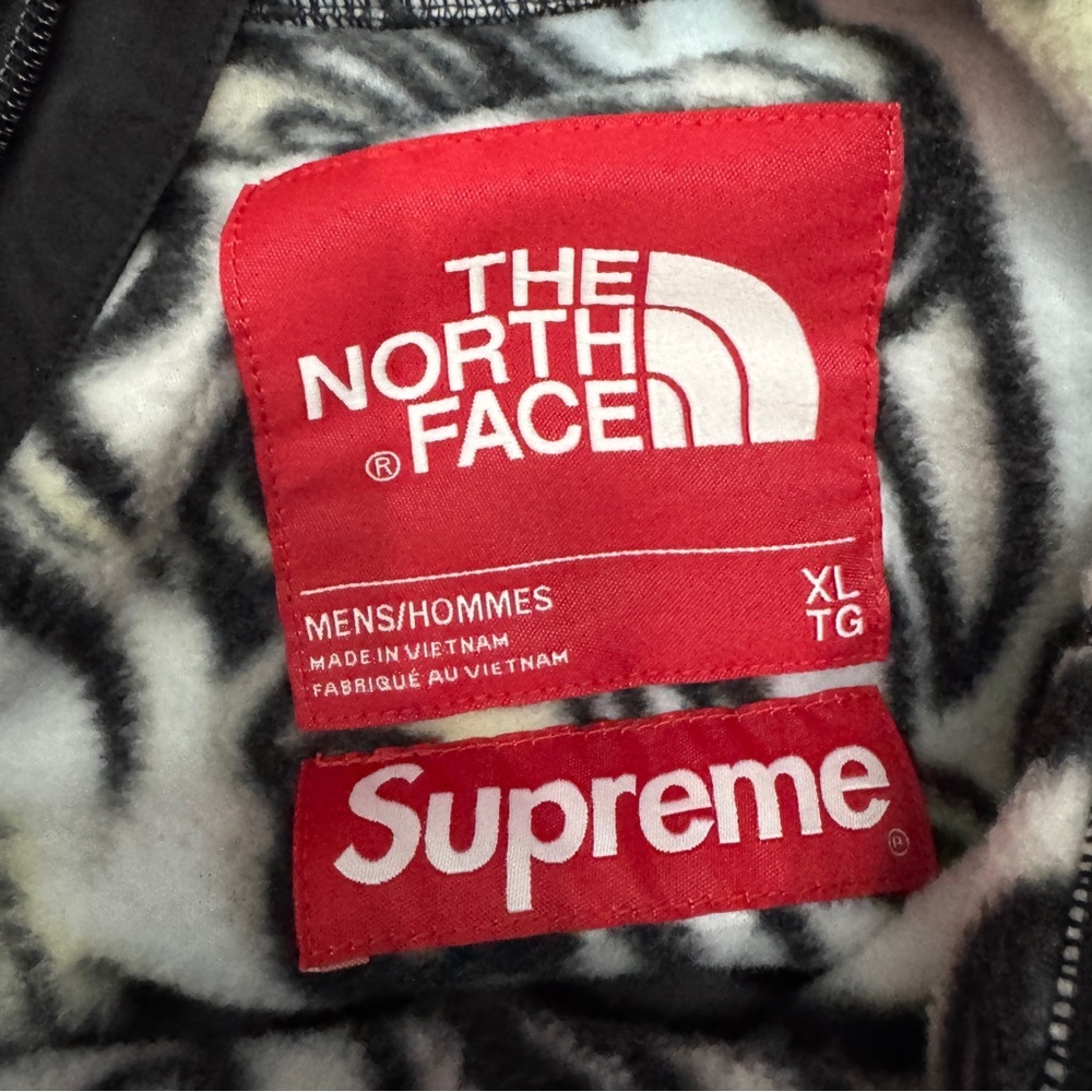 Supreme The North Face Steep Tech Fleece Pullover Size XL - Picture 8 of 12